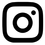Logo de instagram negro